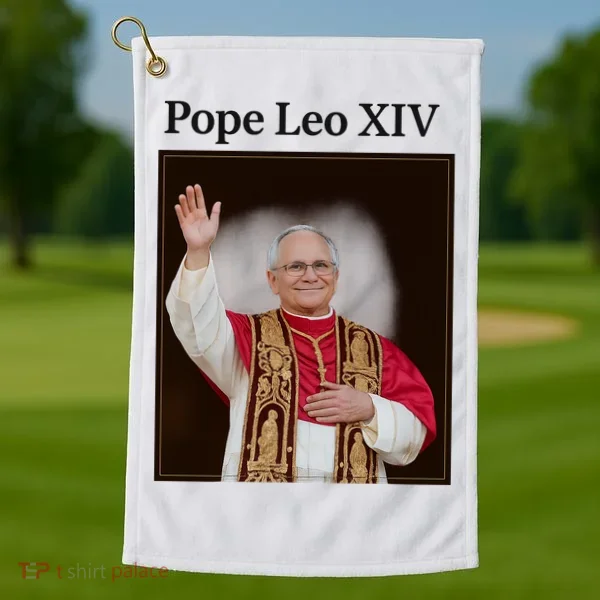 Pope Leo XIV Robert Prevost Golf Towel