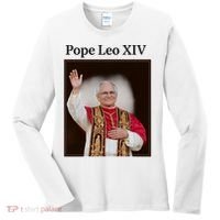 Pope Leo XIV Robert Prevost Women's Long Sleeve Shirt thumb 0