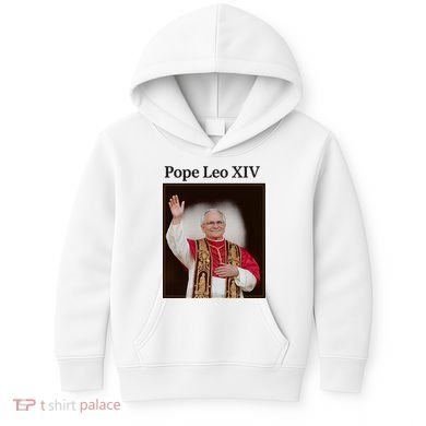 Pope Leo XIV Robert Prevost Kids Hoodie