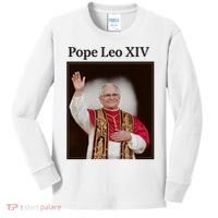Pope Leo XIV Robert Prevost Kids Long Sleeve Shirt thumb 0