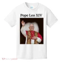 Pope Leo XIV Robert Prevost Kids T-Shirt thumb 0