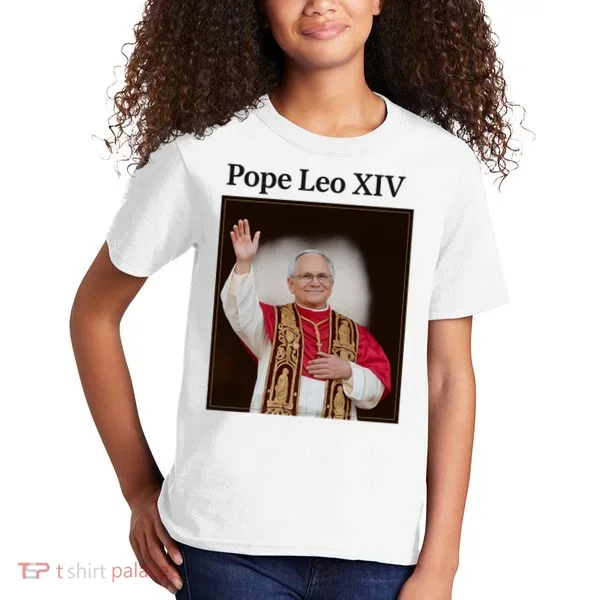 Pope Leo XIV Robert Prevost Kids T-Shirt