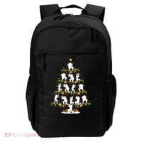 Paintball Lover Xmas Santa Paintball Player Christmas Tree Funny Gift Backpack thumb 0