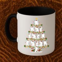 Paintball Lover Xmas Santa Paintball Player Christmas Tree Funny Gift Coffee Mug thumb 2