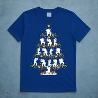 Paintball Lover Xmas Santa Paintball Player Christmas Tree Funny Gift T-Shirt thumb 5