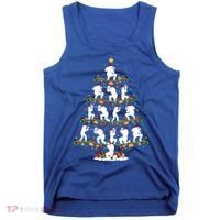 Paintball Lover Xmas Santa Paintball Player Christmas Tree Funny Gift Tank Top thumb 0