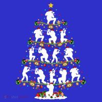 Paintball Lover Xmas Santa Paintball Player Christmas Tree Funny Gift Women's T-Shirt thumb 6
