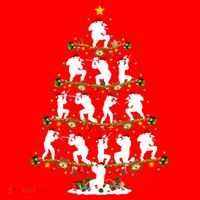 Paintball Lover Xmas Santa Paintball Player Christmas Tree Funny Gift Santa Hat thumb 1