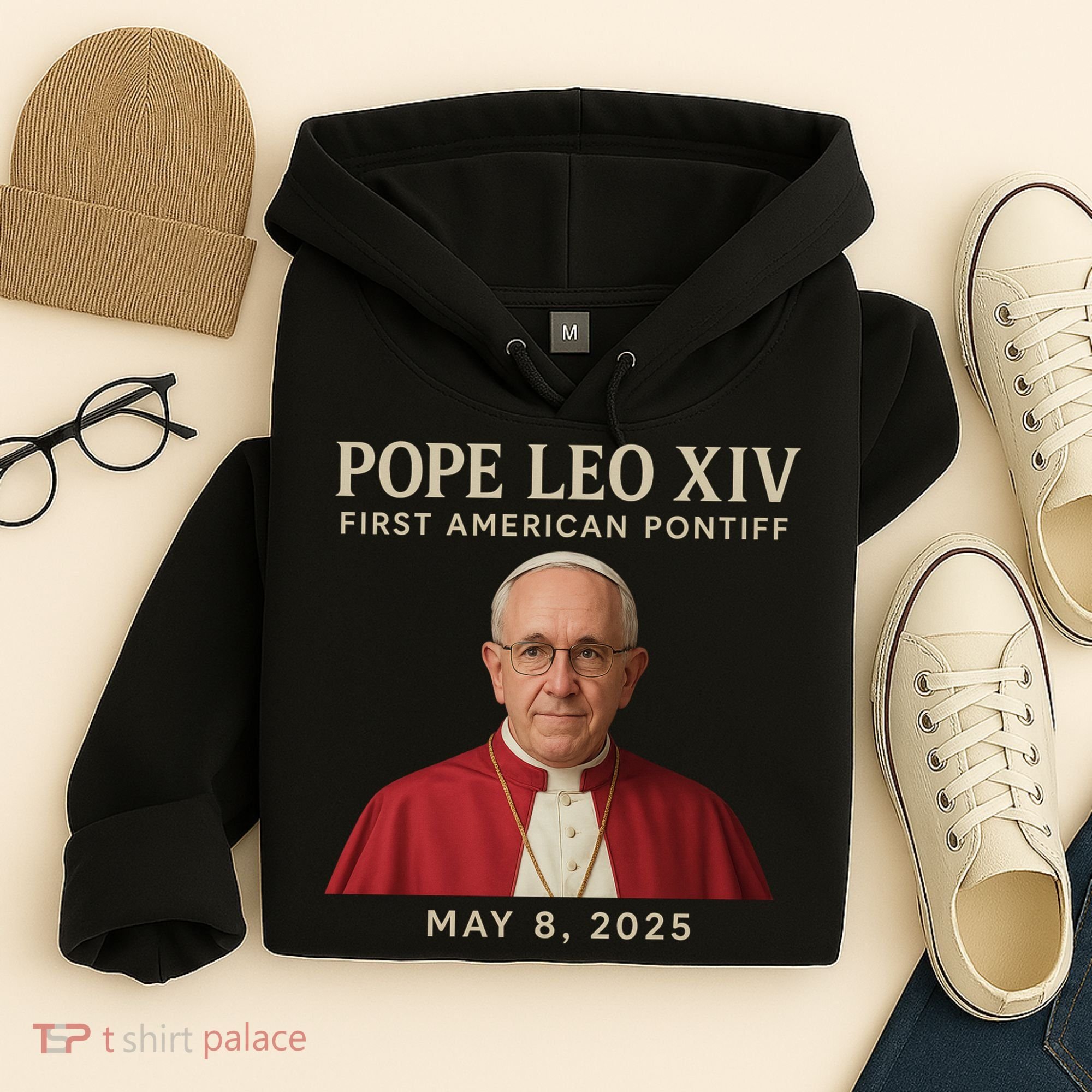 Pope Leo XIV First American Pontiff May 8th 2025 Hoodie