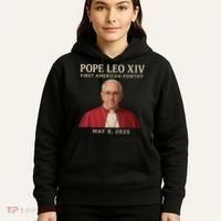Pope Leo XIV First American Pontiff May 8th 2025 Hoodie thumb 5