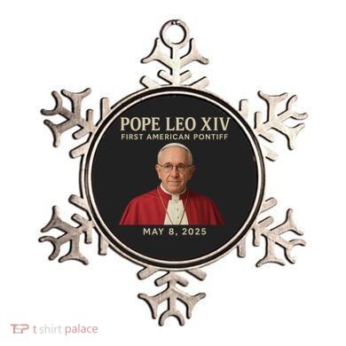 Pope Leo XIV First American Pontiff May 8th 2025 Ornament