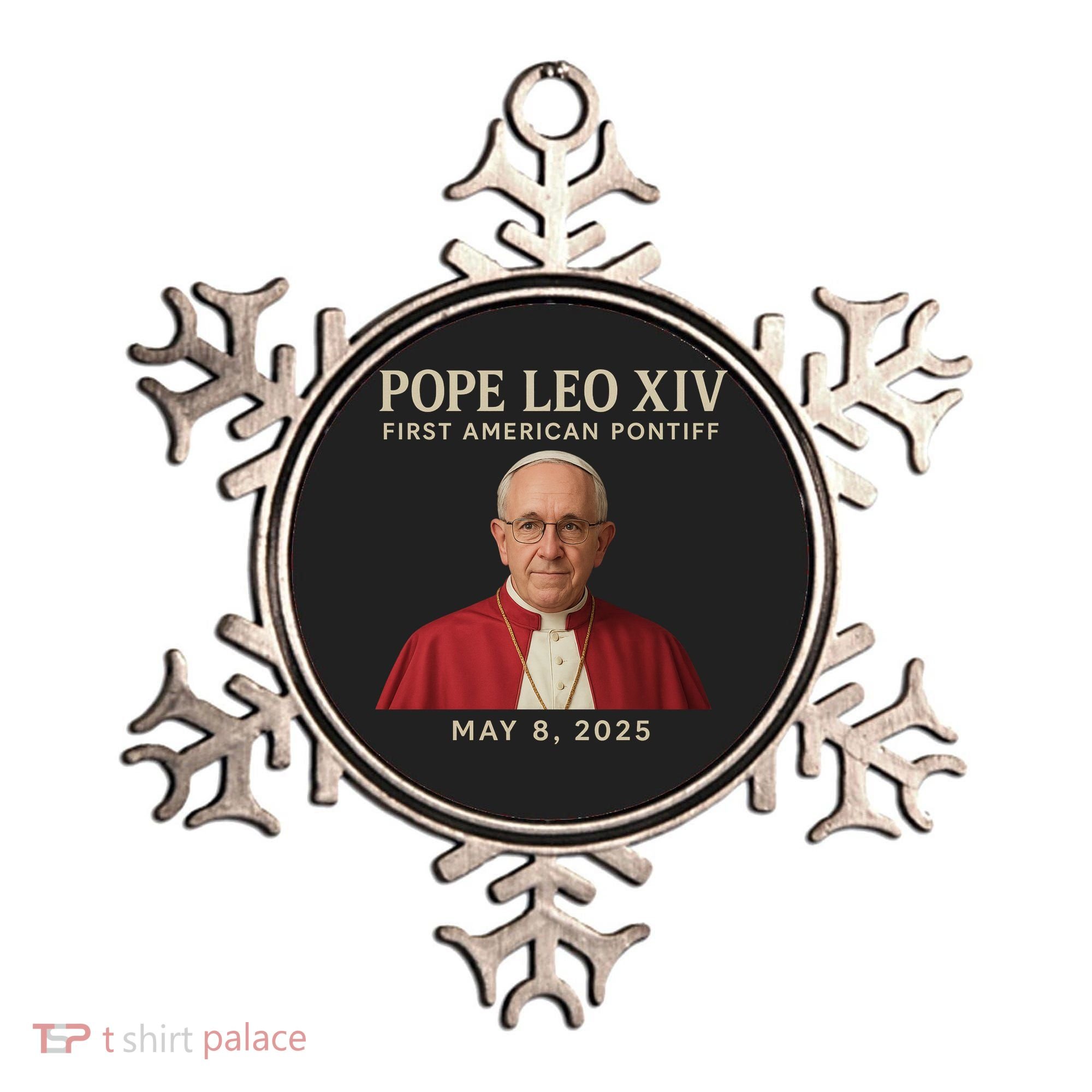 Pope Leo XIV First American Pontiff May 8th 2025 Ornament