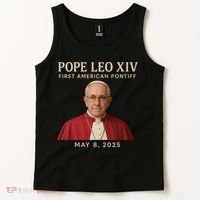 Pope Leo XIV First American Pontiff May 8th 2025 Tank Top thumb 2