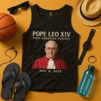 Pope Leo XIV First American Pontiff May 8th 2025 Tank Top thumb 4