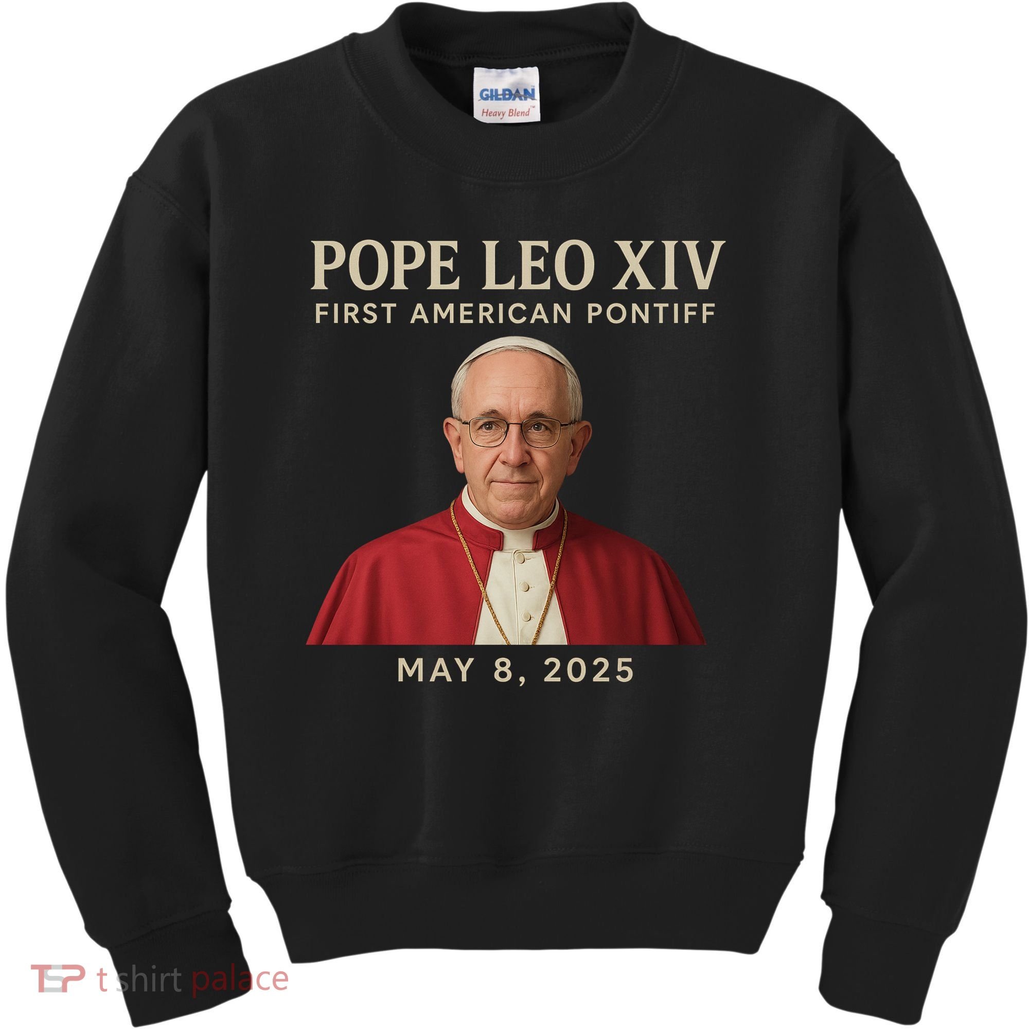 Pope Leo XIV First American Pontiff May 8th 2025 Kids Sweatshirt
