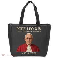 Pope Leo XIV First American Pontiff May 8th 2025 Tote Bag thumb 0