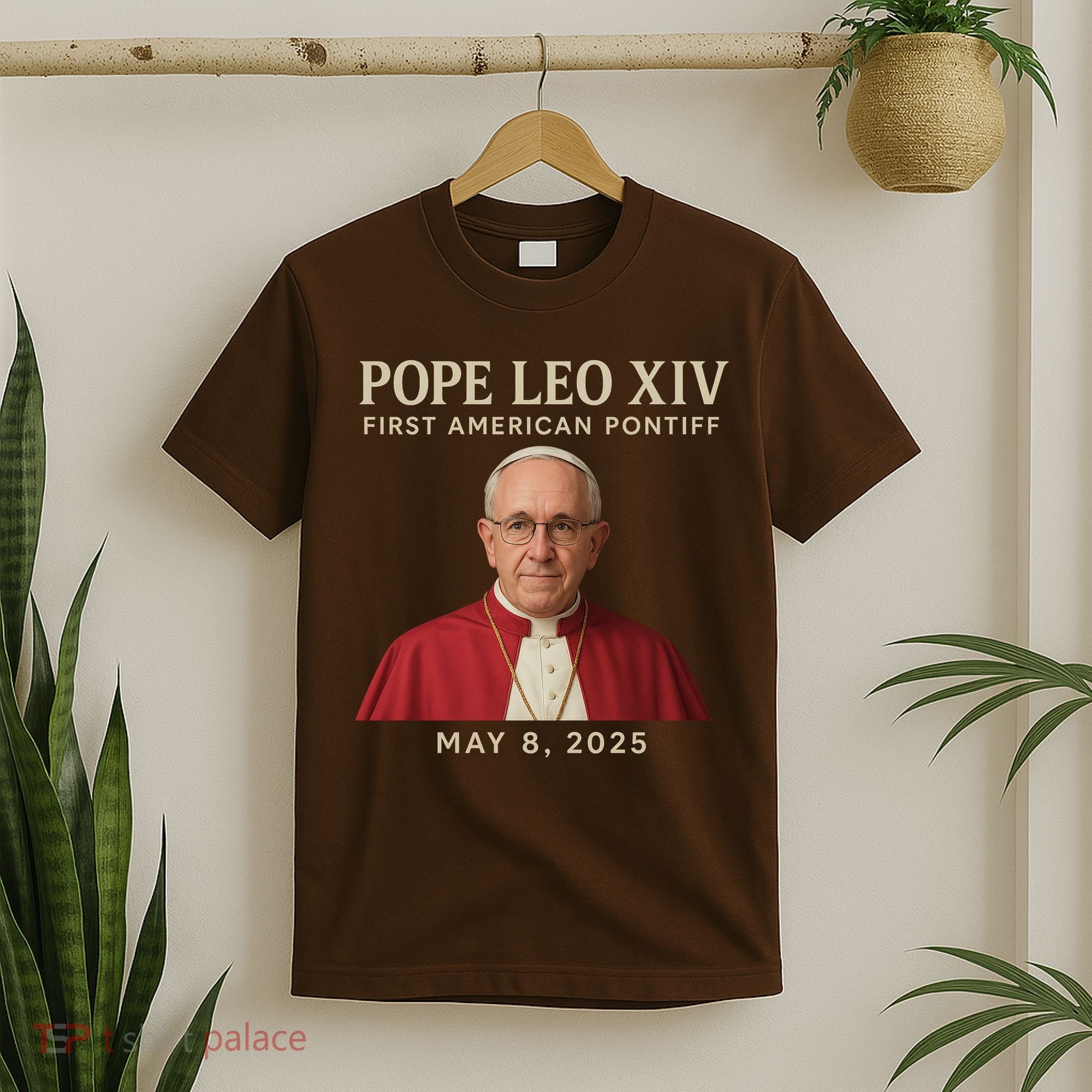 Pope Leo XIV First American Pontiff May 8th 2025 T-Shirt