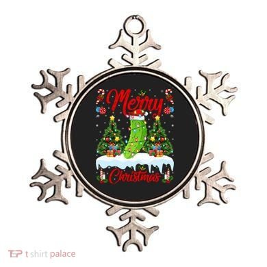Pickle Lover Xmas Lighting Santa Hat Pickle Christmas Cool Gift Ornament