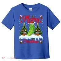 Pickle Lover Xmas Lighting Santa Hat Pickle Christmas Cool Gift Toddler T-Shirt thumb 0