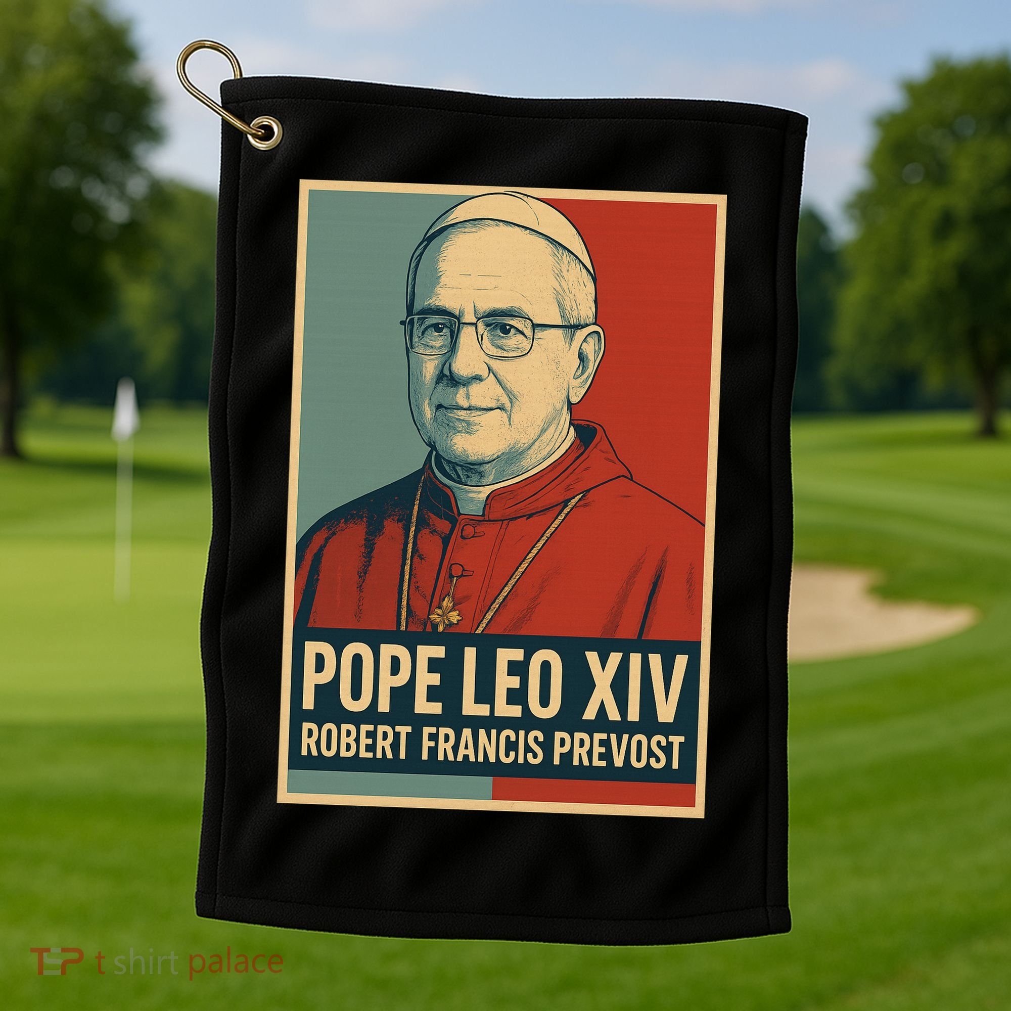 Pope Leo XIV Robert Francis Prevost Golf Towel