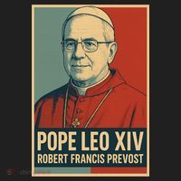 Pope Leo XIV Robert Francis Prevost Golf Towel thumb 3