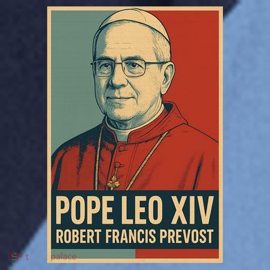 Pope Leo XIV Robert Francis Prevost Raglan Baseball Sleeve Shirt