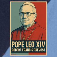 Pope Leo XIV Robert Francis Prevost Raglan Baseball Sleeve Shirt thumb 2