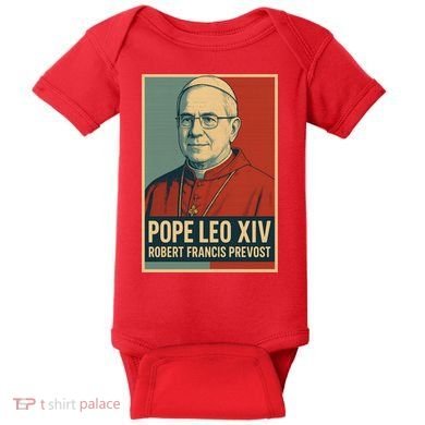 Pope Leo XIV Robert Francis Prevost Baby Bodysuit