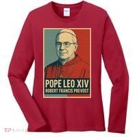 Pope Leo XIV Robert Francis Prevost Women's Long Sleeve Shirt thumb 0