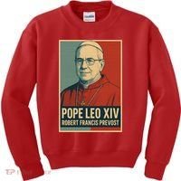 Pope Leo XIV Robert Francis Prevost Kids Sweatshirt thumb 0