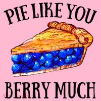 Pie Like You Berry Much For Blueberry Lovers Blueberries Great Gift Coaster thumb 2