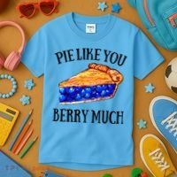 Pie Like You Berry Much For Blueberry Lovers Blueberries Great Gift Kids T-Shirt thumb 3