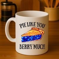 Pie Like You Berry Much For Blueberry Lovers Blueberries Great Gift Coffee Mug thumb 4