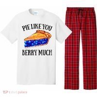 Pie Like You Berry Much For Blueberry Lovers Blueberries Great Gift Pajama Set thumb 0