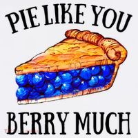 Pie Like You Berry Much For Blueberry Lovers Blueberries Great Gift Women's Hoodie thumb 2