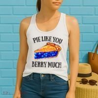 Pie Like You Berry Much For Blueberry Lovers Blueberries Great Gift Women's Tank Top thumb 2