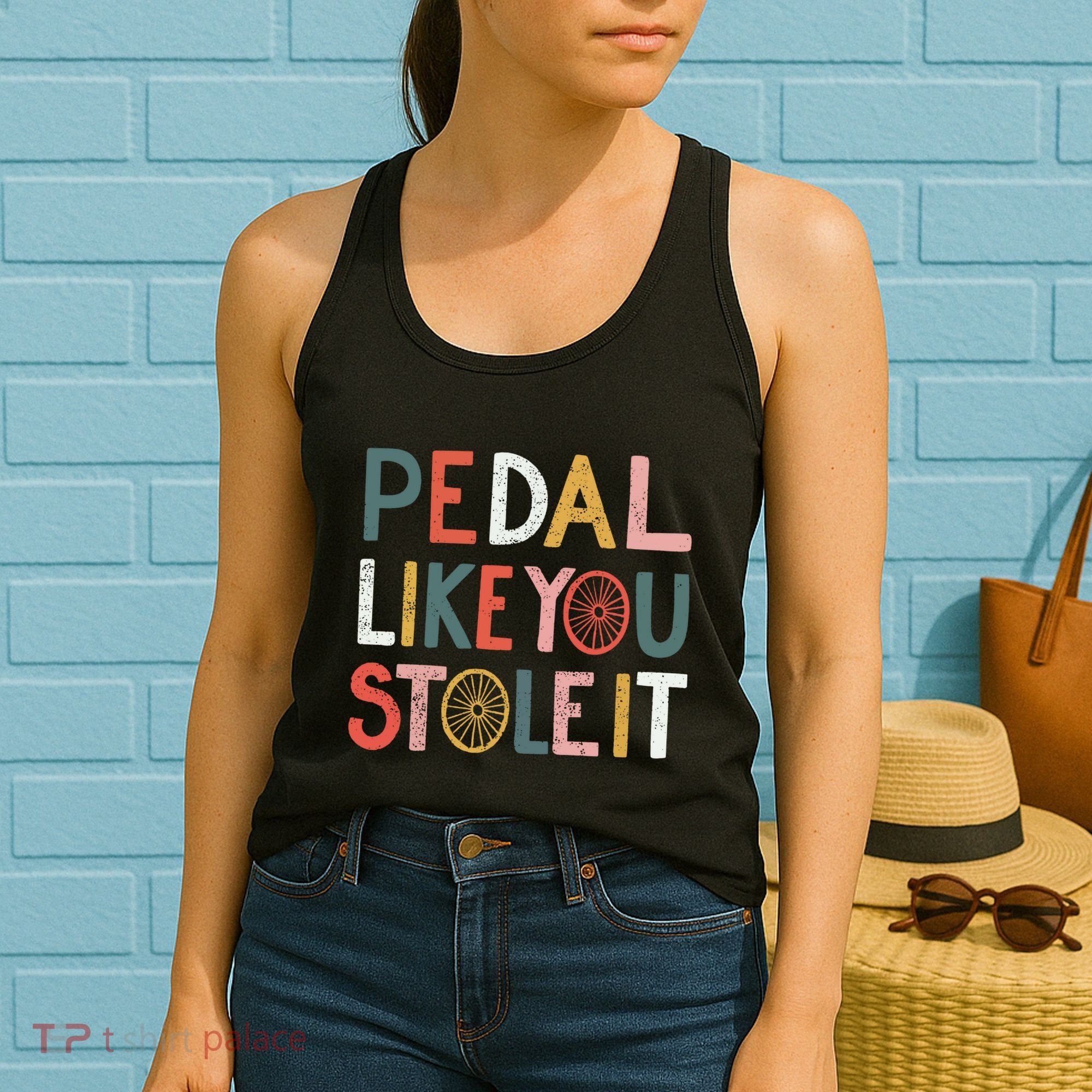 Pedal Like You Stole It Classic Women's Tank Top