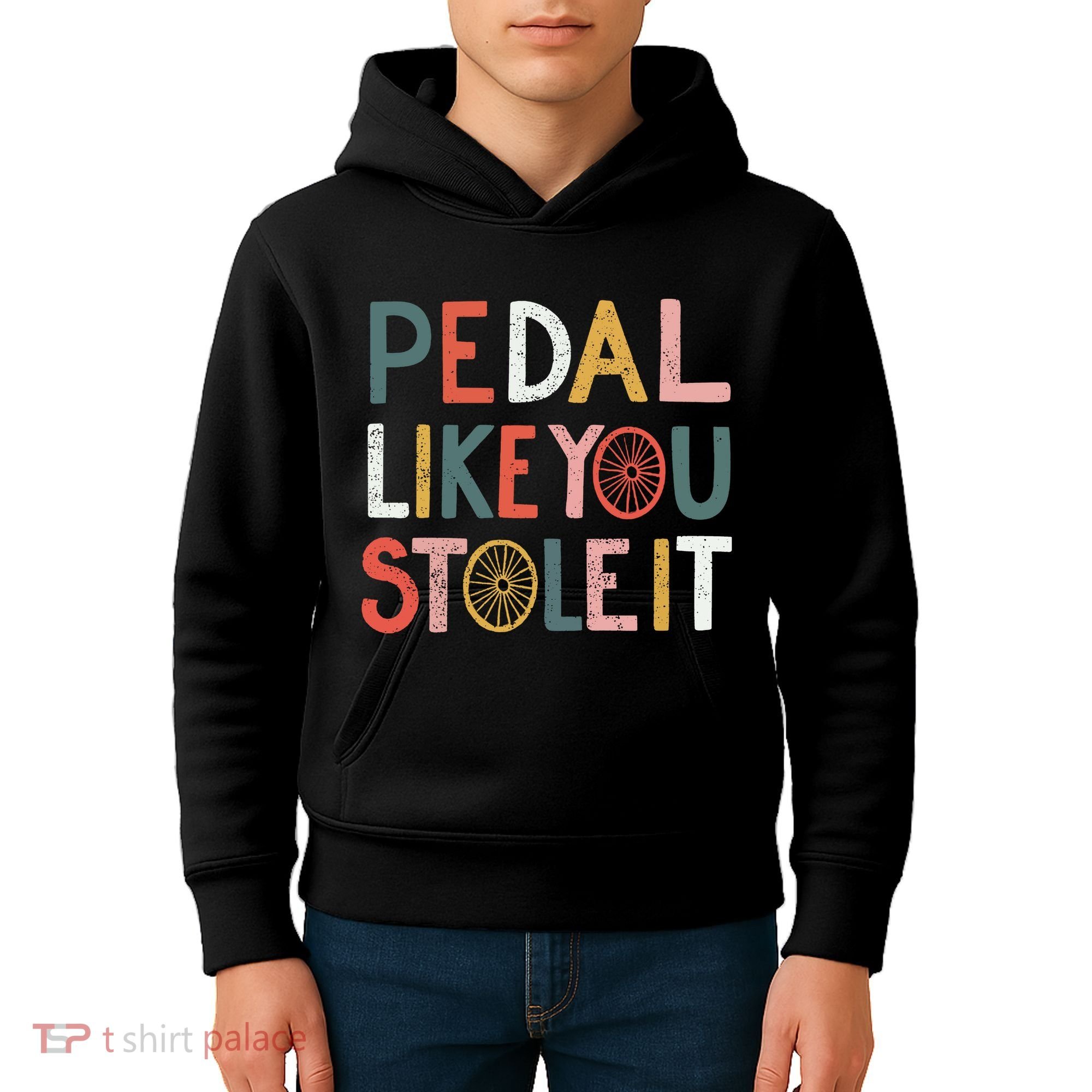Pedal Like You Stole It Classic Kids Hoodie