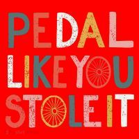 Pedal Like You Stole It Classic Santa Hat thumb 1