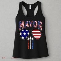 Patriotic Mayor 4th Of July Usa American Flag Women's Tank Top thumb 3