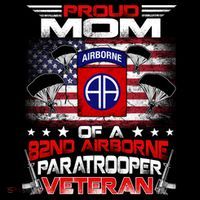 Proud Mom 82nd Airborne Paratrooper Veteran Flag Gift Coffee Mug thumb 5