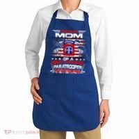 Proud Mom 82nd Airborne Paratrooper Veteran Flag Gift Apron thumb 2