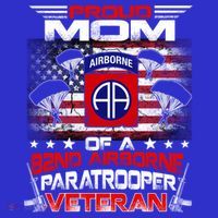 Proud Mom 82nd Airborne Paratrooper Veteran Flag Gift Sweatshirt thumb 3
