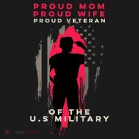 Proud Mom And Wife Gift Veteran Gift Military Support Gift Doggie Tank thumb 4