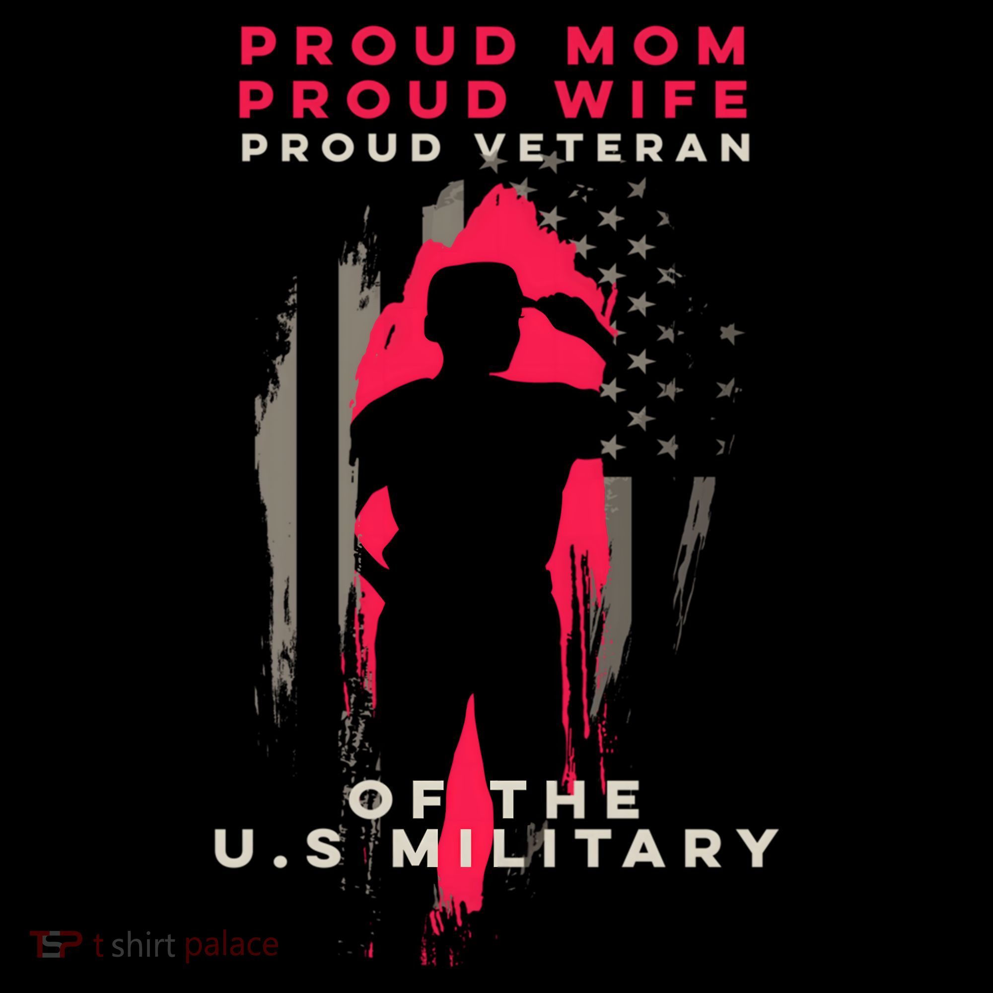Proud Mom And Wife Gift Veteran Gift Military Support Gift Coffee Mug