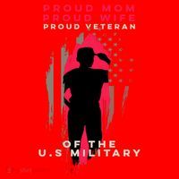 Proud Mom And Wife Gift Veteran Gift Military Support Gift Santa Hat thumb 1