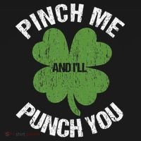 Pinch Me And I'll Punch You Funny Saint Patrick's Day Irish Cute Hoodie thumb 2