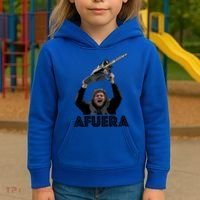 President Milei Afuera Kids Hoodie thumb 3