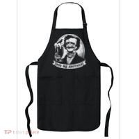 Poe Me Another Distressed Edgar Allan Poe Drinking Beer Apron thumb 0