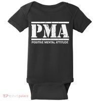 Positive Mental Attitude . PMA Baby Bodysuit thumb 0